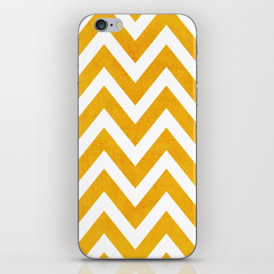 yellow chevron iPhone & iPod Skin