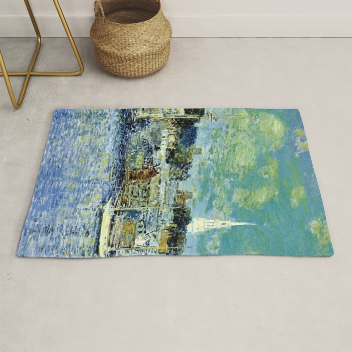 Classical Masterpiece 'Newport, Rhode Island Waterfront' by Frederick