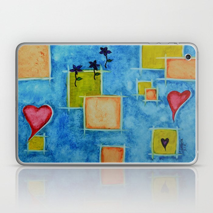 Shapes 3 Abstract Art By Saribelle Rodriguez Laptop Ipad Skin By