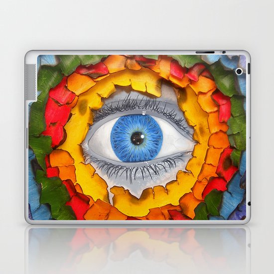 Rainbow Burn Laptop & iPad Skin