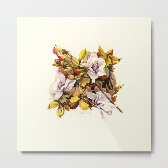 Fallen Petals Metal Print