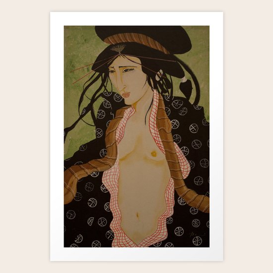 Geisha Art Print