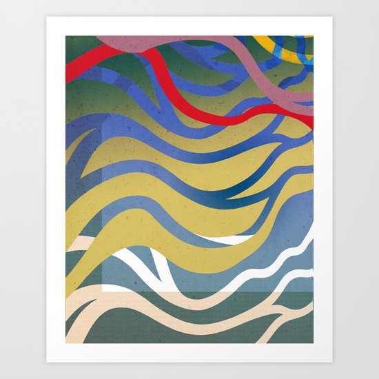 Wasser Art Print