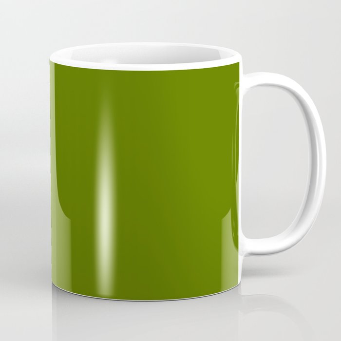 Over the Hill Green Coffee Mug