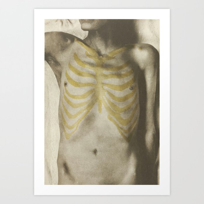 Vintage Anatomical Photo, 1908 - Male Art Print