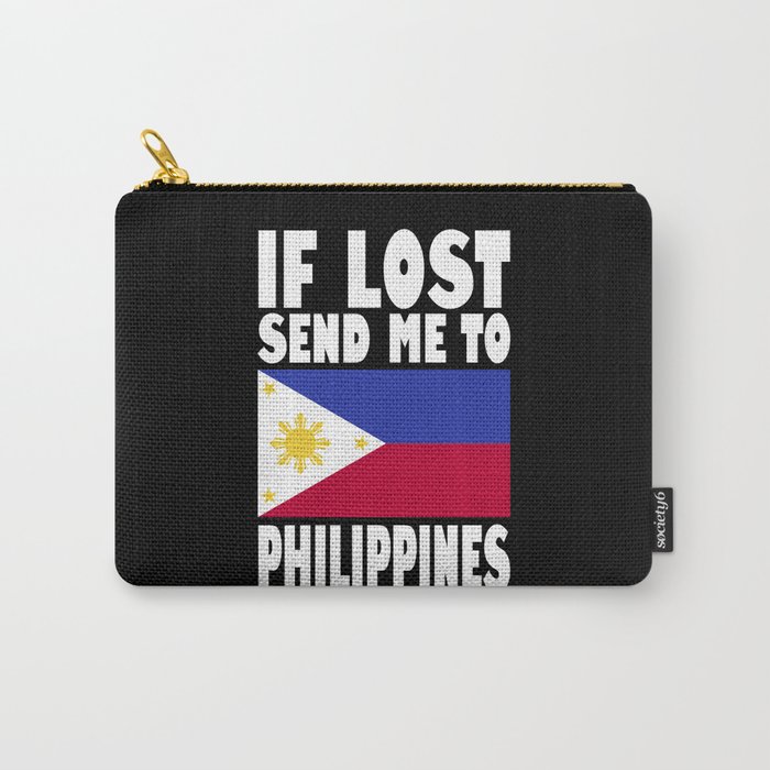 Philippines Flag Saying Carry-All Pouch
