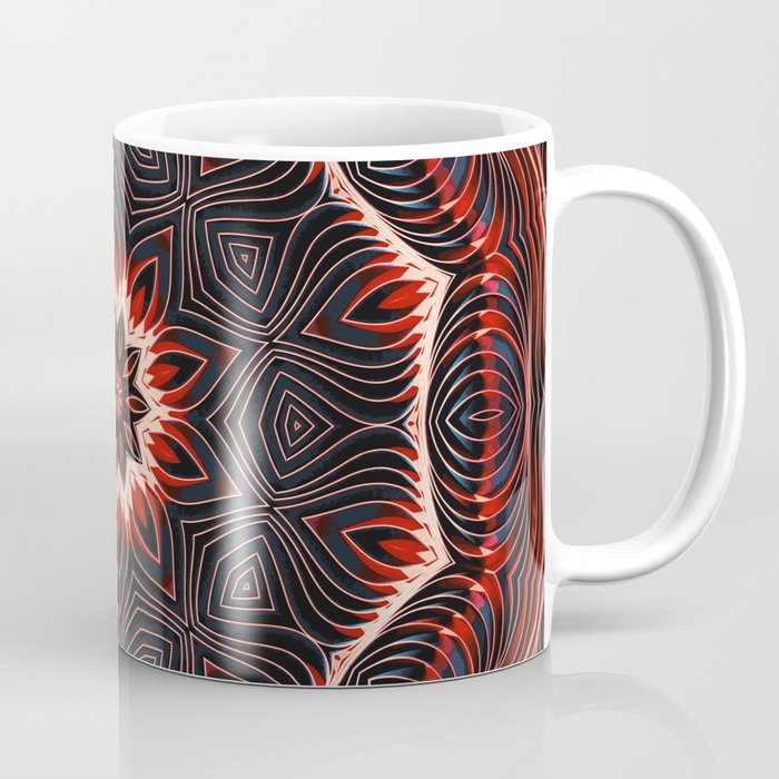 Demoic Magma Mandala Coffee Mug