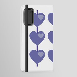 Always In My Heart - Heart Strings - Very Peri Pantone Color of the Year Android Wallet Case