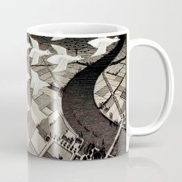 Day and Night by Maurits Cornelis Escher Coffee Mug