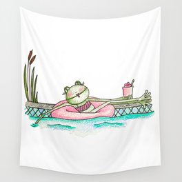 Fun Swimming in the Summertime Sun Wall Tapestry