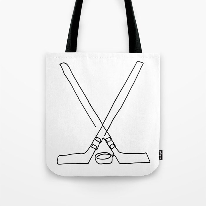 Hockey one line Tote Bag