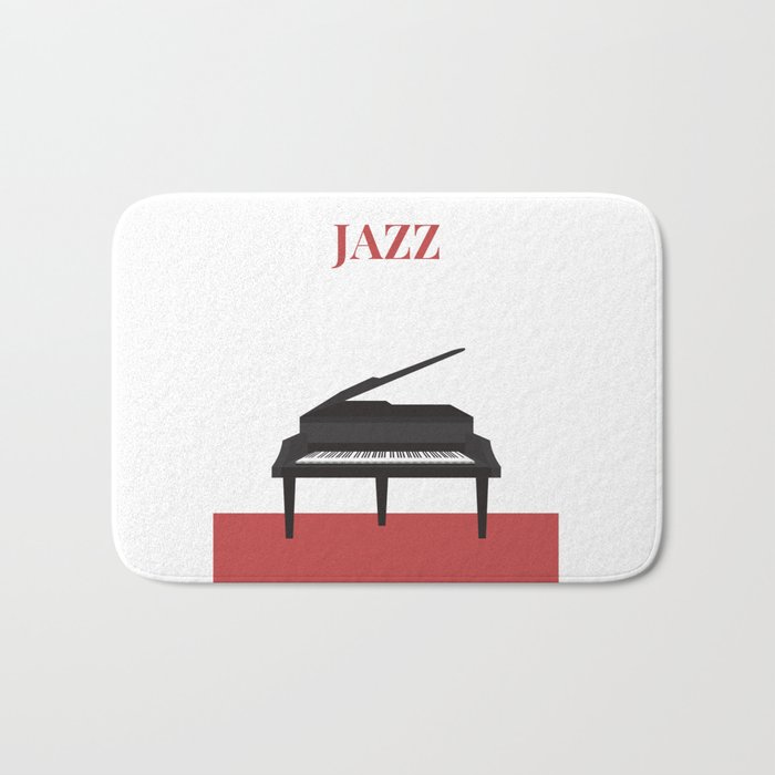 Piano Jazz Bath Mat