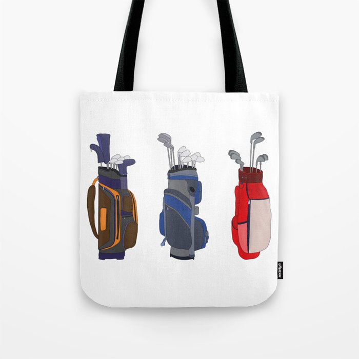 Awesome Golf Bags Tote Bag
