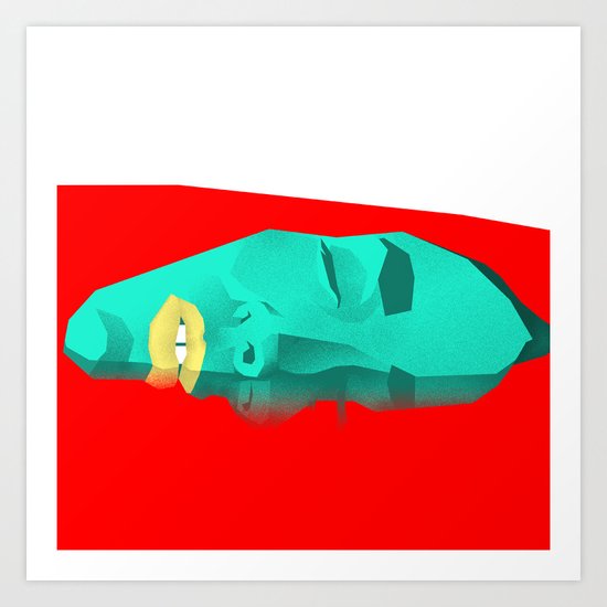 Bloody Bath Art Print