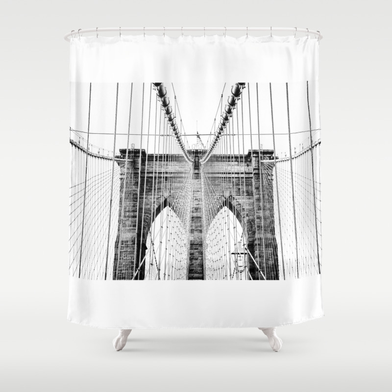 Brooklyn Bridge Shower Curtain By Norwin Society6