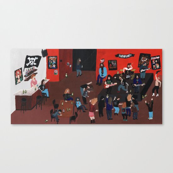 Metal Concert Canvas Print