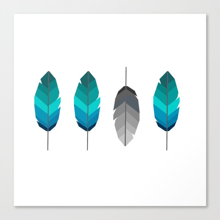 Feathers Canvas Print