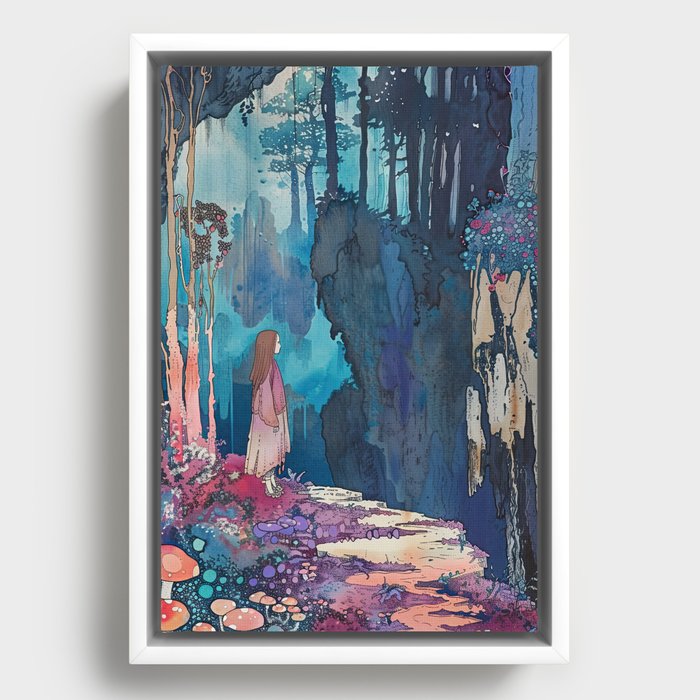 Cindersap Forest Framed Canvas