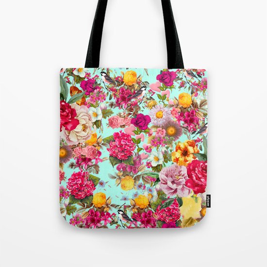 Floral Pattern Tote Bag