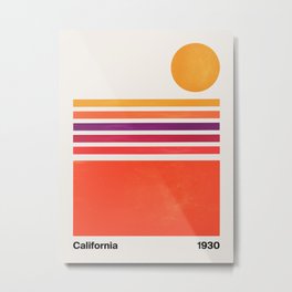 California Sunrise Metal Print