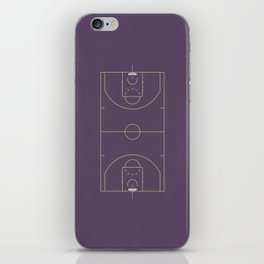 Basketball Court | Top View  iPhone Skin