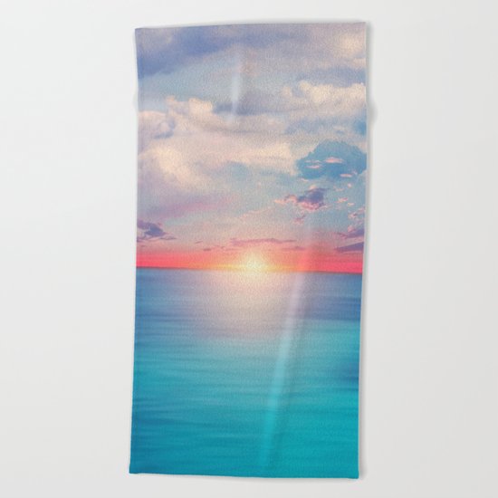 Pastel vibes 30 Beach Towel