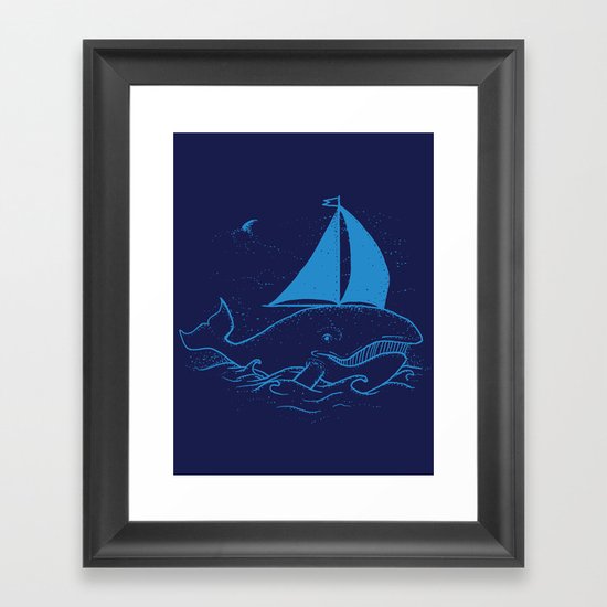 Whaleboat Framed Art Print