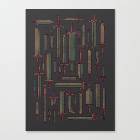 Bunch of Blades Canvas Print