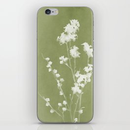 Monograph, Green Flowers iPhone Skin