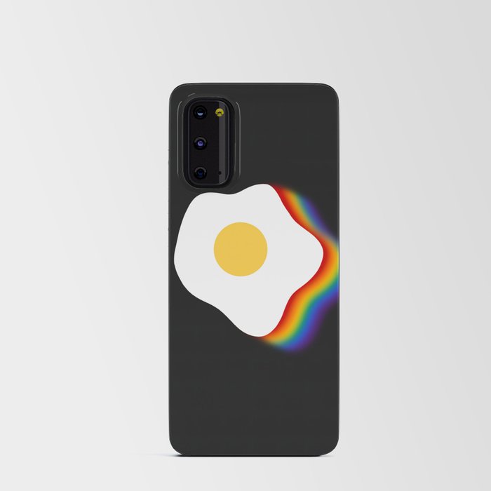 Rainbow fried egg 1 Android Card Case