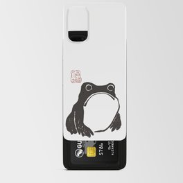 Matsumoto Hoji Japanese Grumpy Frog Art Print Android Card Case