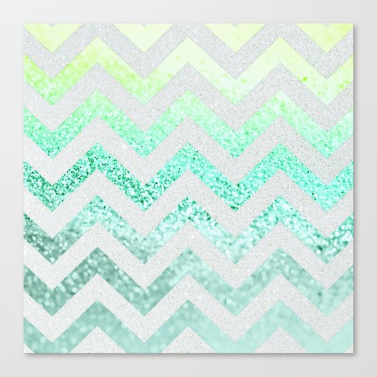 FUNKY MELON SEAFOAM Canvas Print