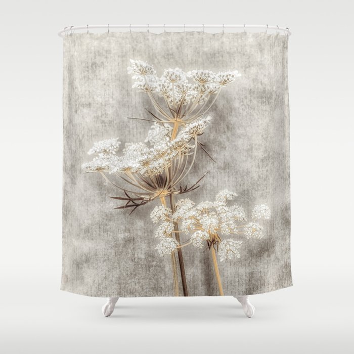 French Country Queen Anne S Lace Shower, French Inspired Shower Curtain