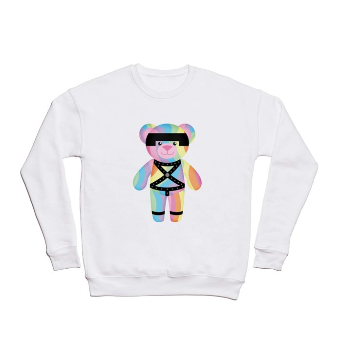 Classic Rainbow Bondage Bear Full Crewneck Sweatshirt