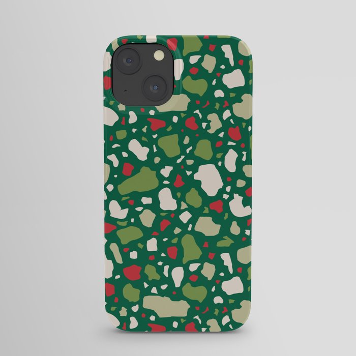 Terrazzo Ready for Christmas iPhone Case