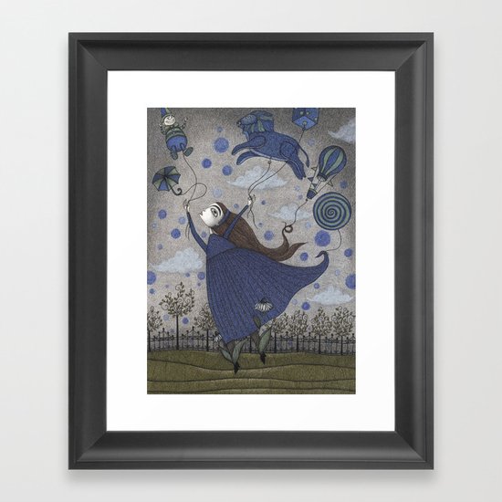 Violetta Dreaming Framed Art Print