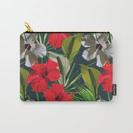 Tropical Hibiscus Garden Carry-All Pouch