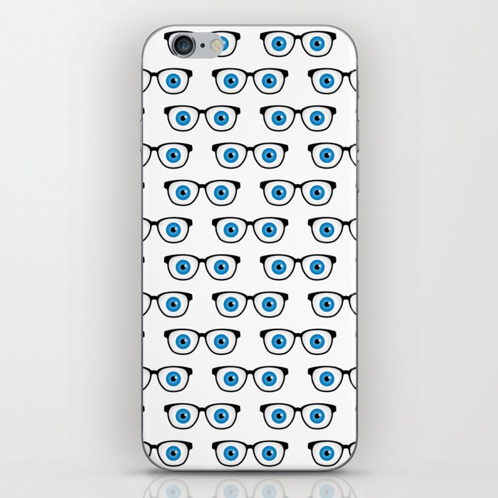 Optician Eyeglasses With Eyeballs iPhone Skin