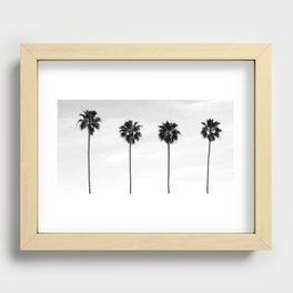 Palm Tree Noir #72 Recessed Framed Print