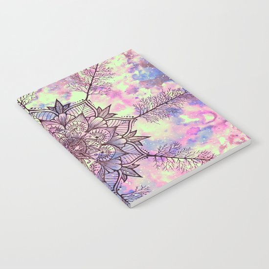 Galaxy Tree Mandala Notebook