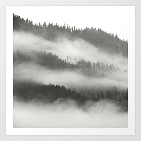 Natural Layers Art Print