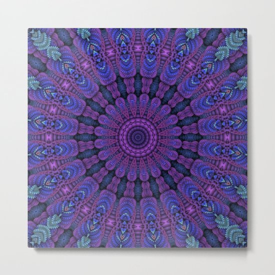 Purple Harmony Metal Print