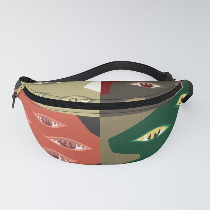 The crying eyes patchwork 1 Fanny Pack