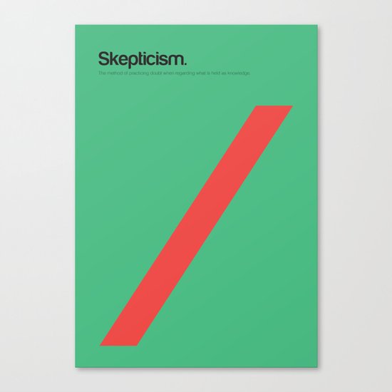 Skepticism Canvas Print