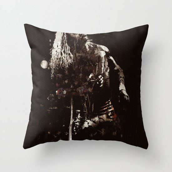 The Wrestler Throw Pillow
