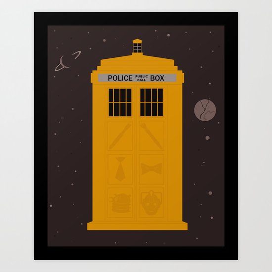 The Tardis Got Some Ink Art Print