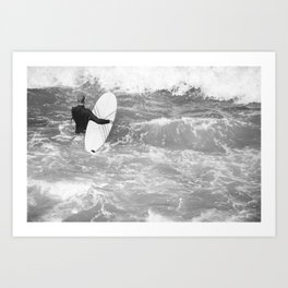 Surfing photography - ocean travel wall art Art Print