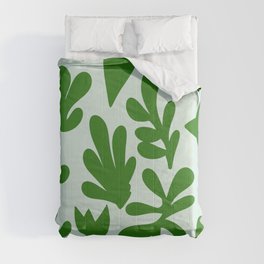 Matisse cutouts green Comforter