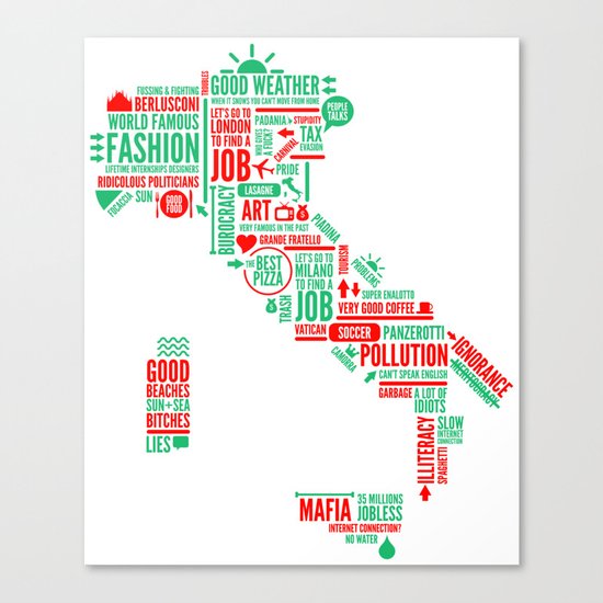 ITALIA Canvas Print