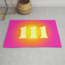 Angel Numbers Rug 111 Rug